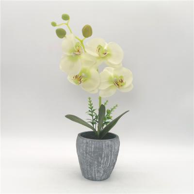 China Hot Seller Eco-friendly Artificial Orchid Amazon Amazon High Simulation Home Wedding Decorative Flower Arrangement Artificial Orchid Plant for sale