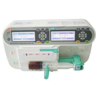 China 10Ml Cheap Plastic Dual Dual Chamber Portable Continuous Injection Syringe Pump for sale