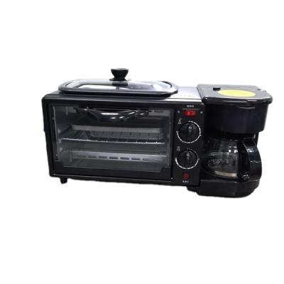 China Home Hotel Use Multifunctional 3 in 1 Electric Breakfast Makers Coffee Braekfast Toaster Making Machine for sale