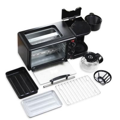 China New Products Convenient Energy-saving Small Oven Multifunctional Smart Toaster 3 in 1 Breakfast Maker for sale