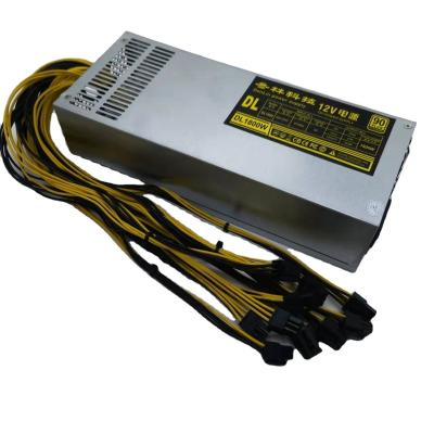 China 2U 2000w 10 6P Single Channel Power Supply Leads Donlin DL1800W Computer Power Supply High Quality Desktop Single Power Supply for sale