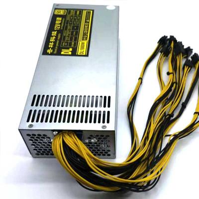 China 2U 2000w 10 6P Single Channel Power Supply Leads Brand New Original PSU High Power Switching Power Supply. 2000w 180-240v 12v to PSU S9 L3+ T9+ Adapter Platinum Apw3++ Apw7 for sale