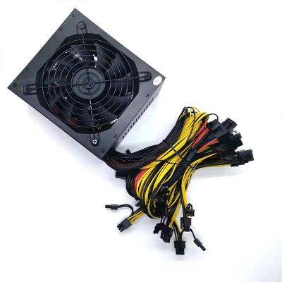 China Modular Desktop Power Supply Switch Support 6 GPUs GPUs PSU. 1600 Watt Power Supply Designed Fully Modular Supply 90 Gold Plus for sale