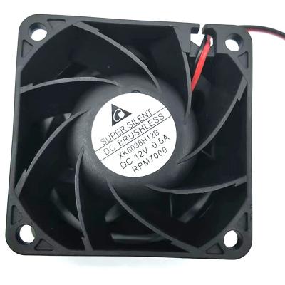 China Industrial Equipment 60mm Axial Fan 60x60x38mm 6038 12V 24V DC Brushless Fan for sale