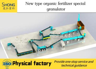 China New Type Organic and Compound Fertilizer Combination Production Line With 4-5t/h for sale