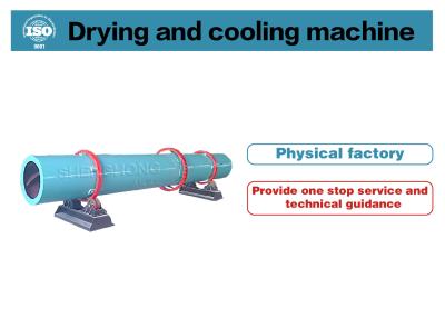 China Equipamento de secagem de estrume de gado e aves de capoeira Velocidade 2,5-8 r/min Secador rotativo de tambor à venda