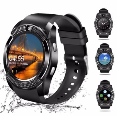 China Popular Rate Monitor Watch Smart Sports Wristband Watch Touch Screen Sale V8 Smartwatch Heart Bracelet for sale