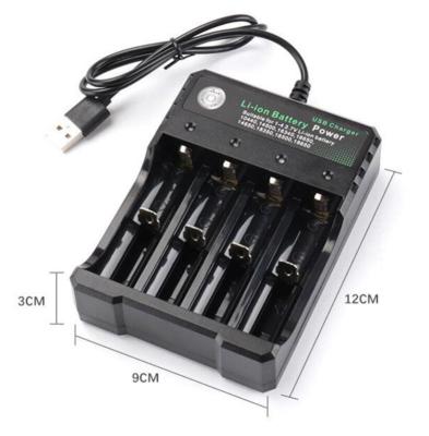 China New Battery Charger 4.2V 18650 Standard Li-ion Battery USB Independent Charging Portable Electronic Battery Charger for sale