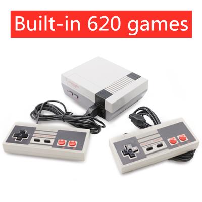 China Mini Retro Classic Childhood 620 Best Gift TV Games Built-in 8-Bit Video Game Connecting Console With 2 Controllers 620 for sale