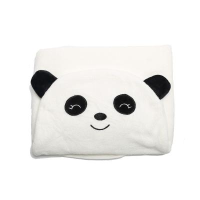 China Panda Towel Baby 35inch Cotton Hooded Towel Baby Essential Gifts Newborn Bamboo Good Quality QUICK DRY Check In Towels For Toddler for sale