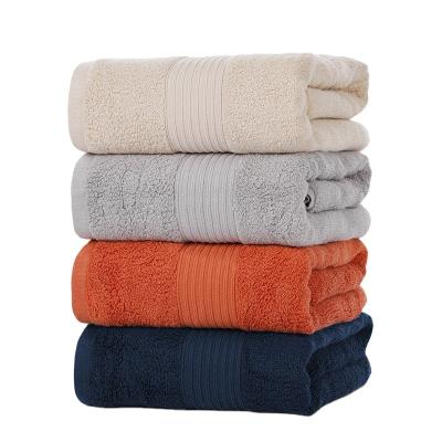 China QUICK DRY Amazon Sells LOGO Custom Wholesale Luxury 100% Cotton 70x140 Bath Towels Bath Towel for sale