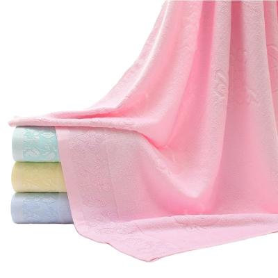 China Wholesale Compressed Good Quality Colorful 100% Bamboo Bath Towels for sale