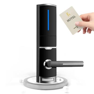 China Zinc Alloy Free Software Hotel Key Card Door Locks for Wooden Door for sale