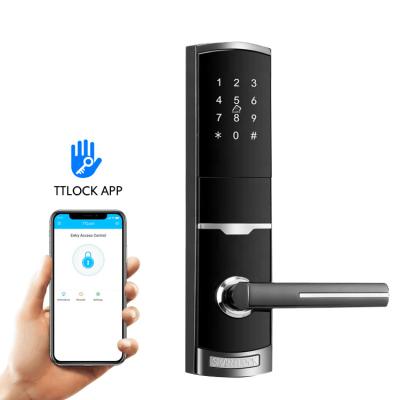 China Zinc Alloy Password Lock Electronic Smart Door Locks with TTlock Tuya App for sale