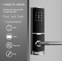 China 4 in 1 Schlüssellose Eingabe Passwort Wohnung Smart Door Lock mit 4pcs AA Batterie zu verkaufen