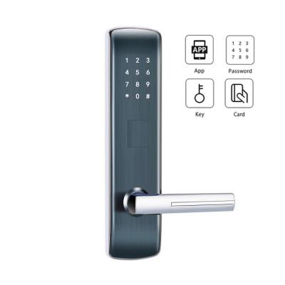 China RF Cards Fingerprint Password Door Lock Passcode 300mm for sale