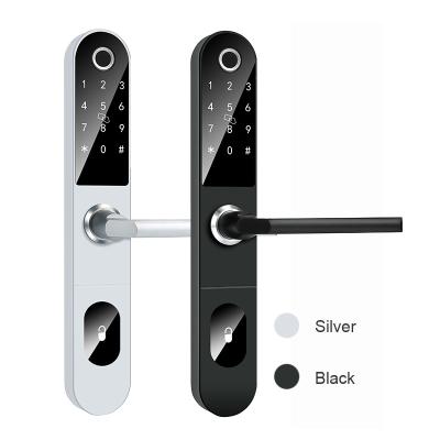 China AAA Alkaline Sliding Glass Door Smart Lock Home 50mm App Fingerprint for sale