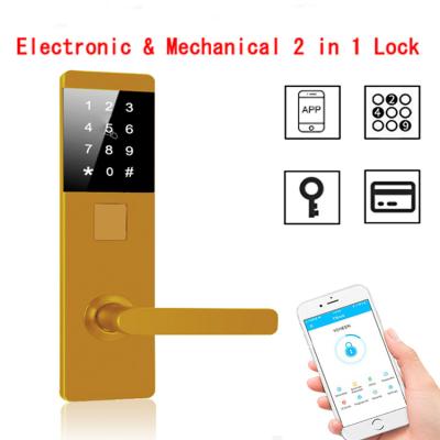 Chine 4 Unlocking Ways Password App Keyless Digital Door Lock for Apartment Home Office à vendre