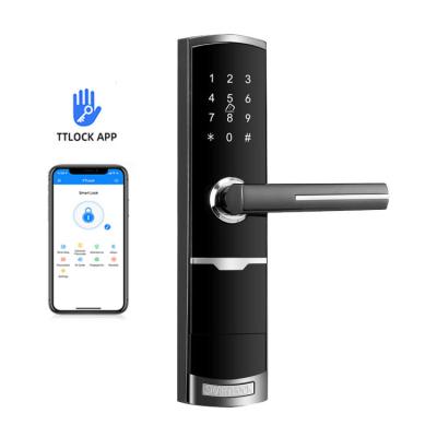 China El Keyless Entry elegante de Ttlock Wifi cierra la cerradura de la llave electrónica del hotel de 65m m en venta