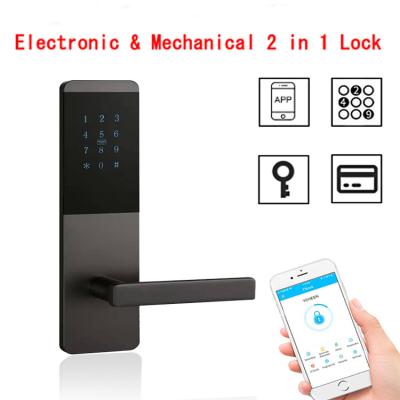 China 4 in 1 Password App Controlled Keyless Digital Door Lock with Touch Screen zu verkaufen