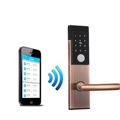 China Password FCC Password Smart Lock 77mm Keyless Card Entry Door Locks for sale