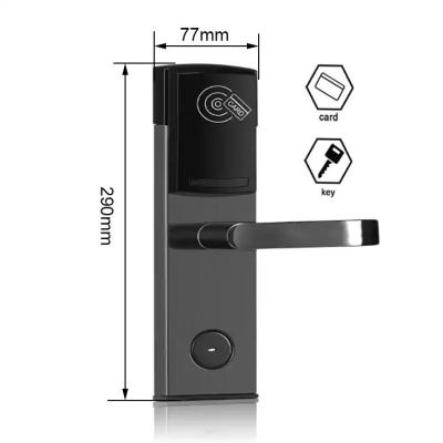 China Electric 13.56Khz Keyless Digital Door Lock 60mm Magnetic Key Card Lock for sale