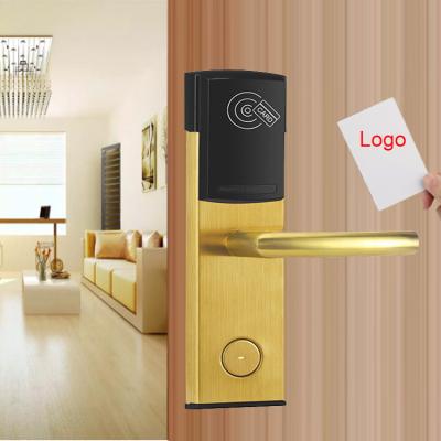 China T5577 Rfid Card Door Lock 125khz Smart Lock Door Handle for sale