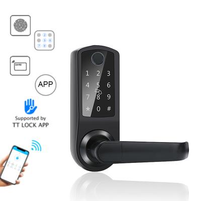 China FCC Wifi Code Door Lock 70mm Fingerprint Keypad Door Lock for sale