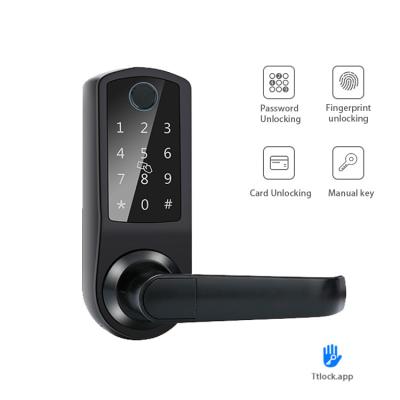 China IP45 Smart Keypad Door Lock IC Card Keyless Entry Door Lock Wifi for sale