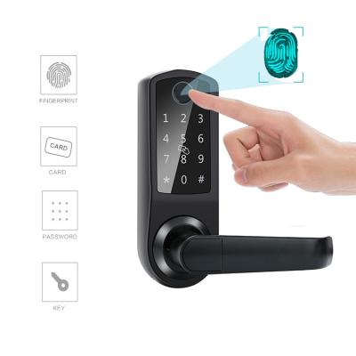 China Aluminum Fingerprint Sliding Door Smart Lock FCC Digital for sale