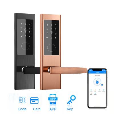 Chine serrure de porte d'entrée de Mifare Bluetooth de serrure de porte de 75mm RFID Smart Card à vendre