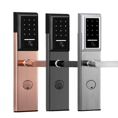 China M1 Card DC6V Keyless Digital Door Lock Password Card FCC Zinc Alloy for sale