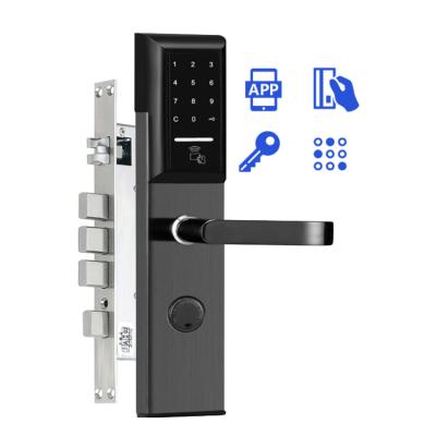 China High Security Stainless Steel TTlock App Smart Keypad Door Lock for Apartment office for sale