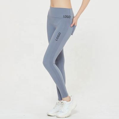 China The Factory Price Breathable Workout High Waist Gym Sport Butt Crack! crack! Plus Size Women Fitness Activewear Yoga Leggings Pants With Pockets for sale