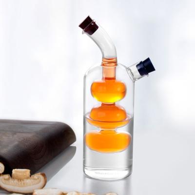 China Heat Resistant Glass Mouth Blown Oil Frying Oil Bottle for sale