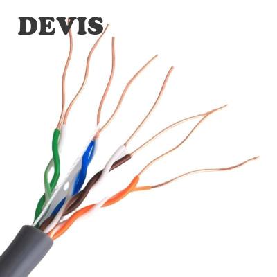 China Telecom Communication Hot Sale 24AWG CAT5 CAT5E UTP Indoor Telephone Cable Unshielded Communication Cables CAT5 Network Cable for sale