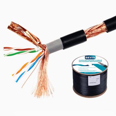 China High Quality Outdoor Telecom Communication Monitoring Cable SFTP CAT5E Communication Cable CAT5E Network Cable For Outdoor for sale