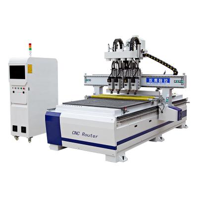 China Hotels Songli 1328 3KW Four procedure CNC router 1328 CNC wooden cutting tools wooden door 1328 CNC Multi-operation engraving machine W for sale