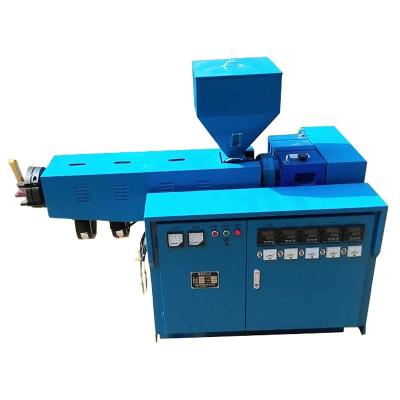 China Small pc single screw extruder cable wire pipe machinery pvc sealing strip 45 plastic extruder equipment 3-35(Kg/h) for sale