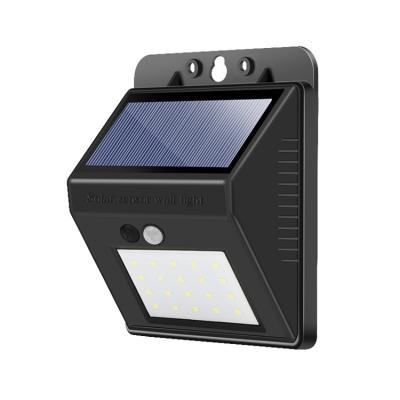 China Warehouse Waterproof Motion Sensor Solar LED Garden Lights Outdoor Waterproof Wall Lamp for sale