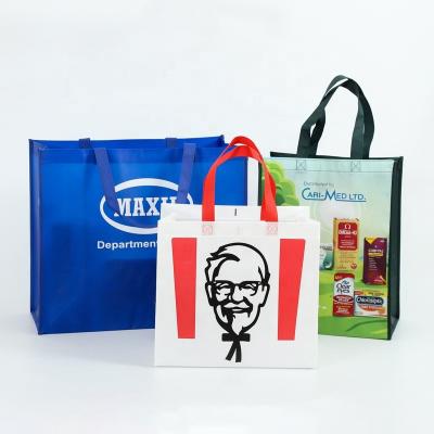 China Customized Eco Friendly Recyclable Printing Bag PP Non Woven Shopping Bag Promotional Non Woven Printing for sale