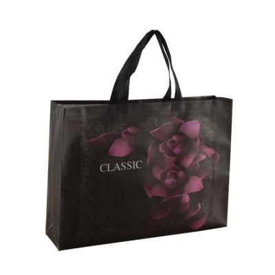 China Custom high quality reusable fabric ultrasonic polypropylene material eco-friendly laminated non woven bag shopping tote bag for supermarket for sale