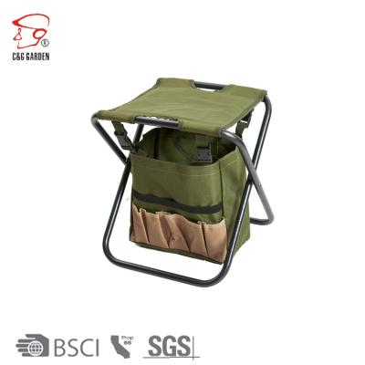 China Outdoor Folding Steel Metal Playground Child Folding Stool For Camping Picnic Fishing for sale