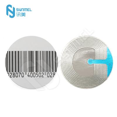 China High Sensitivity Synmel High Sensitive EAS 8.2 MHz Alarm Sticker RF Sensor Customizable Keys Anti Theft Barcode Chill Paper 33R Tags for sale