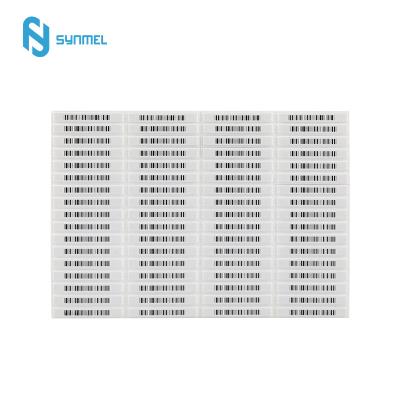 China Retail Store/Supermarket/Cosmetic Synmel 58khz Extremely Sensitive Narrow Shoplifting Sheet Anti EAS AM Store Labels Barcode Stickers Anti Theft Fakes for sale