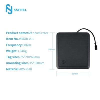 China Supermarket Synmel Hign Performance Supermarket Theft Alarm Sensor CompactPad Deactivator Security AM Label Deactivator for sale