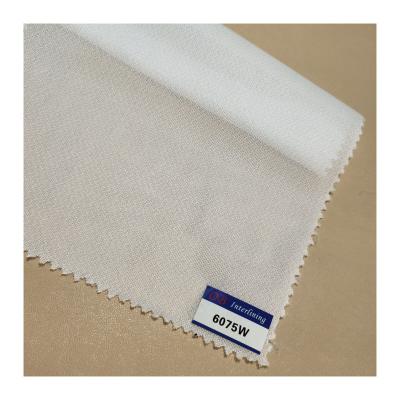 China Discounted Prices Fusible Sofa Interlining Fabrics Fusible Woven Interlining Interlinings And Linings For Garment Polyester Available for sale