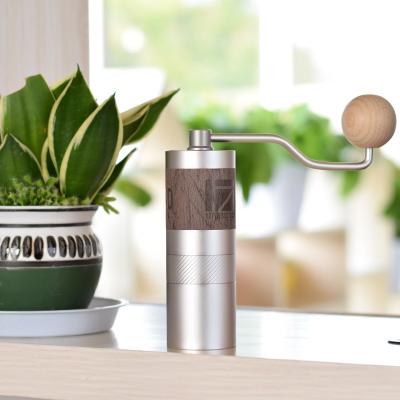 China Mini PORTABLE Portable Aluminum Manual Conical Coffee Grinder Stainless Steel Coffee Bean Grinder Coffee Grinder for sale