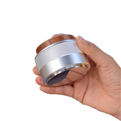 China Stainless Steel Coffee Tamper With Palm Elastic Strength Stainless Steel Anti-Polarization Design 58.1 mm for sale