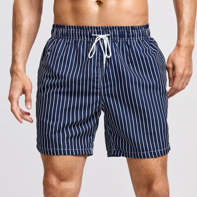 China Elastic Waist Logo Mens Swim Shorts Custom Made Plus Size Running Shorts 100% Polyester Swim Trunks Summer Mesh Beach Shorts Men for sale